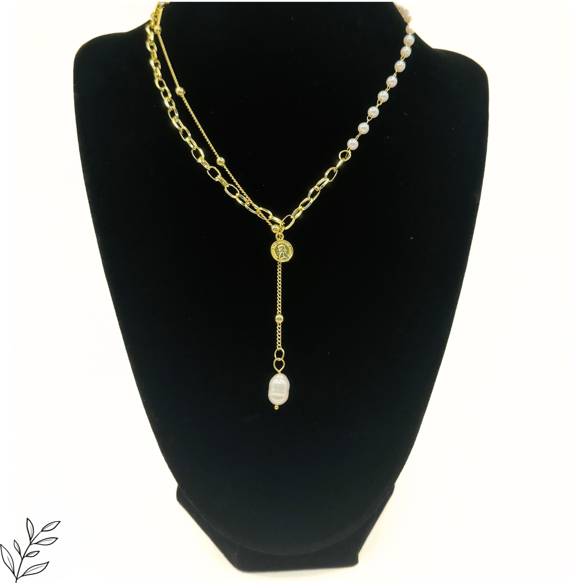 Gilded Ivory Grace Necklace