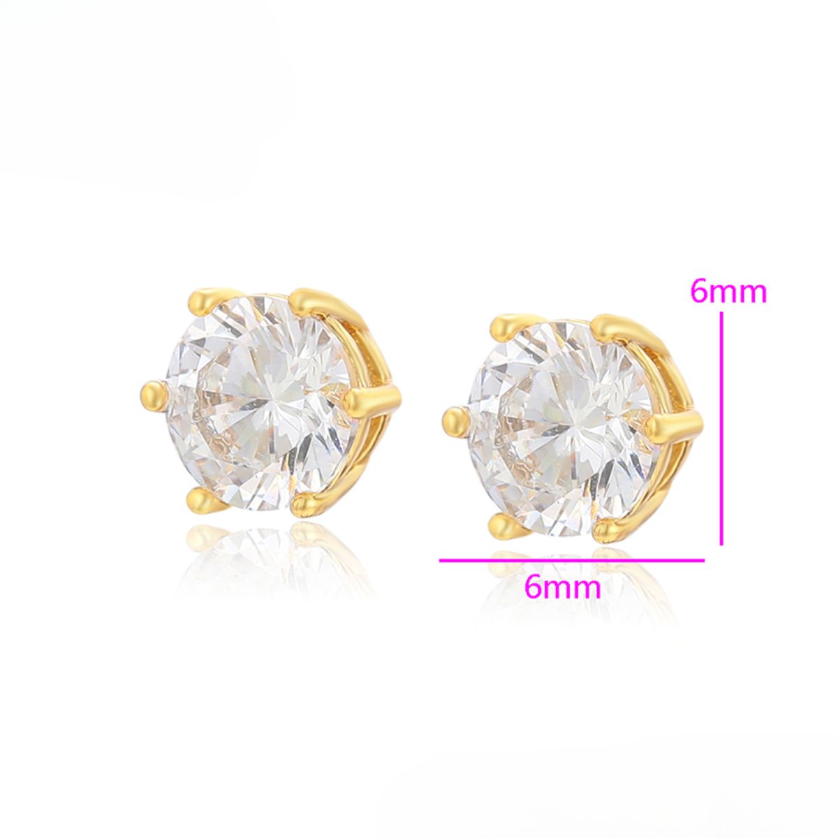 Timeless Stud Earrings-Gold