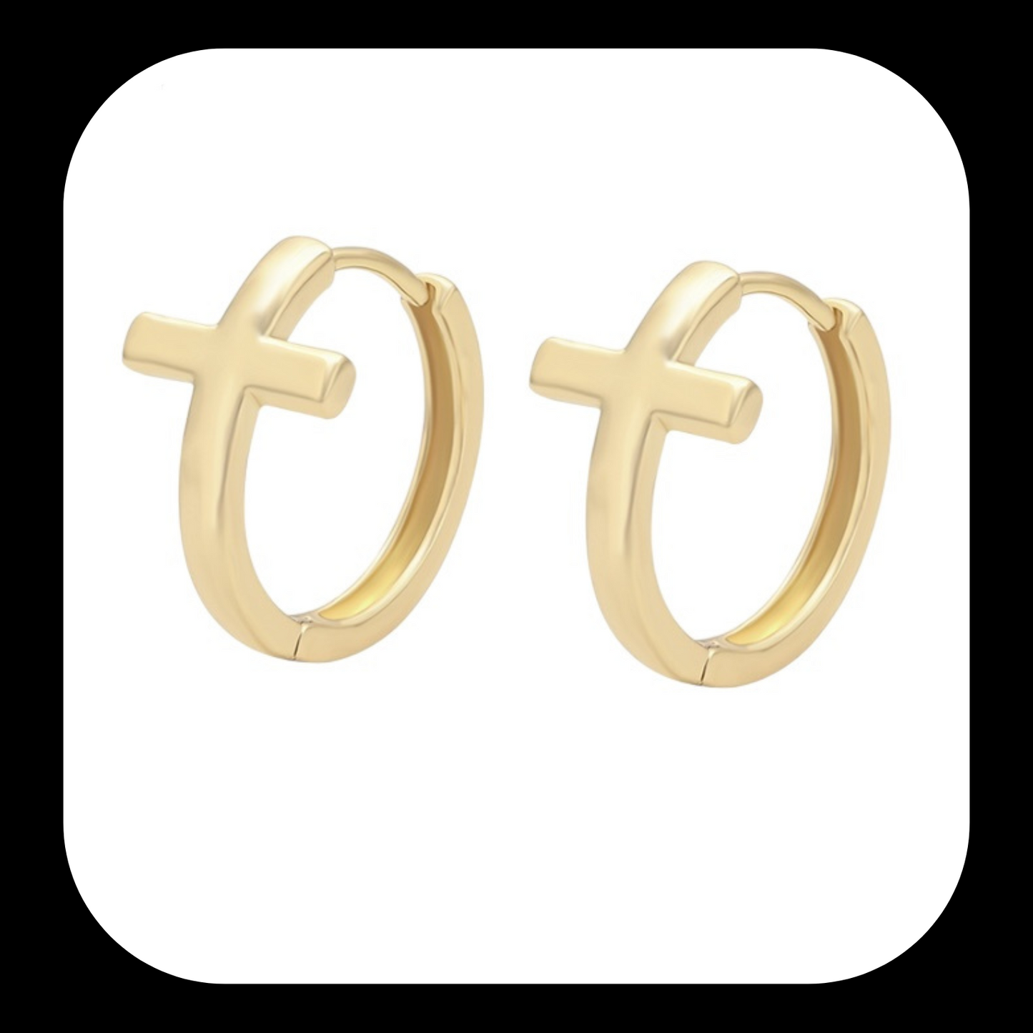 Divine Grace Hoops-Gold