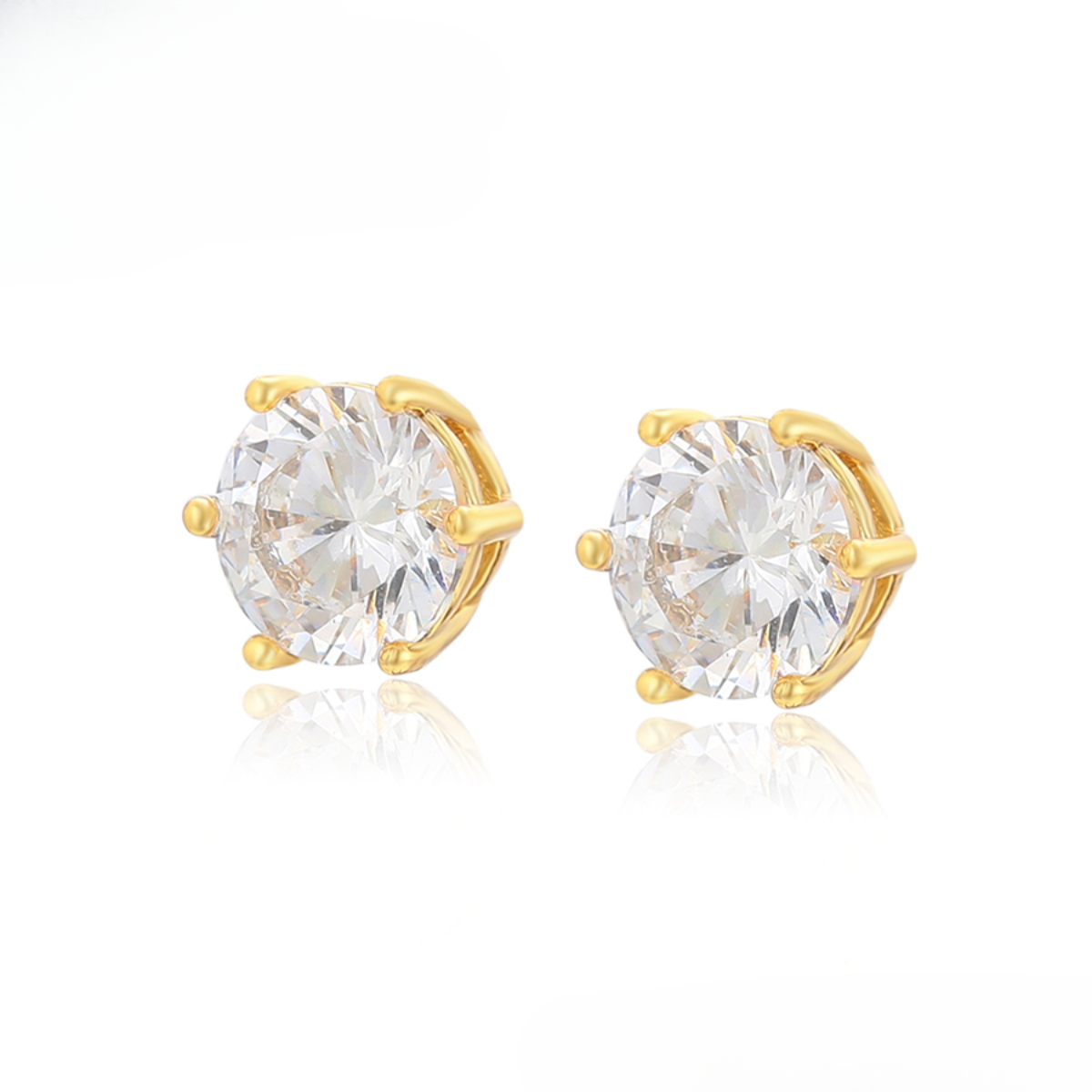 Timeless Stud Earrings-Gold