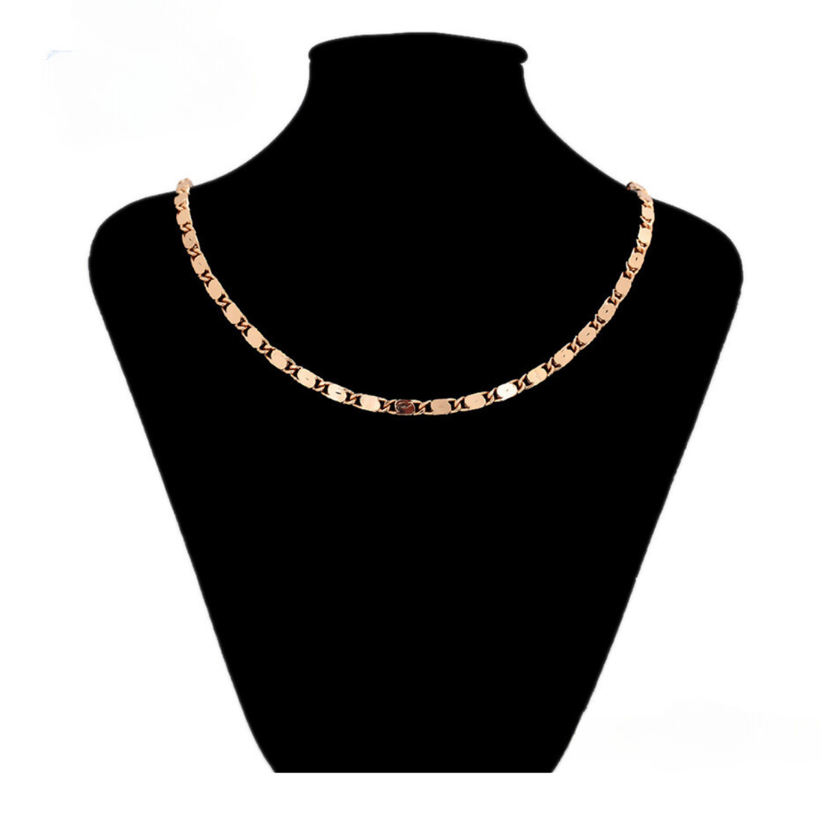 Roseate Elegance Link Necklace