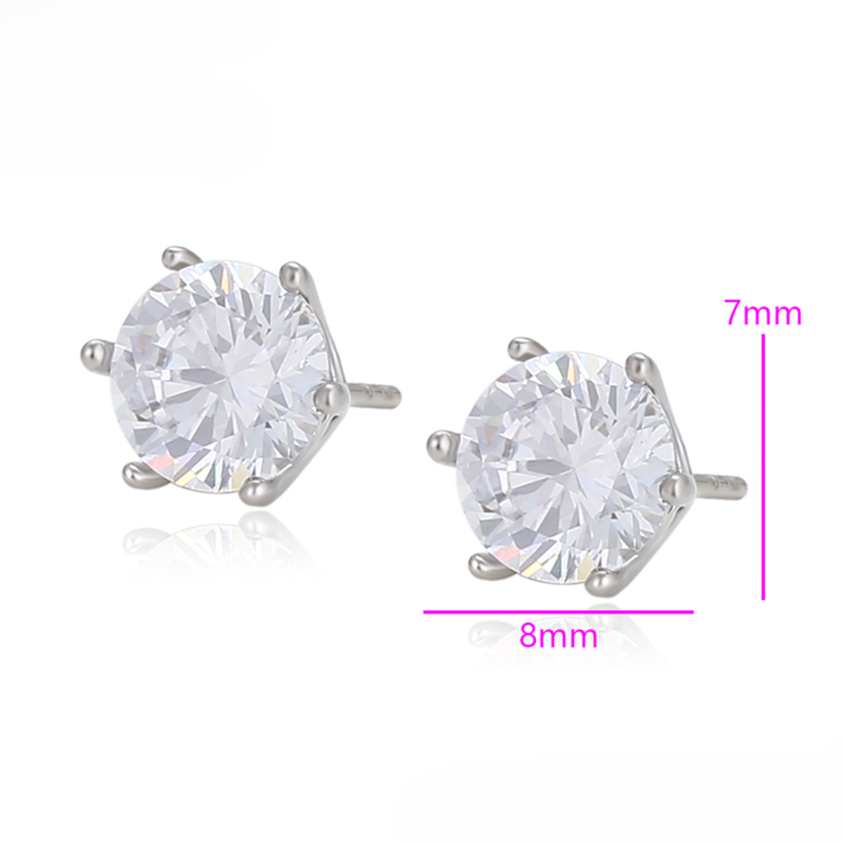 Timeless Stud Earrings-Silver