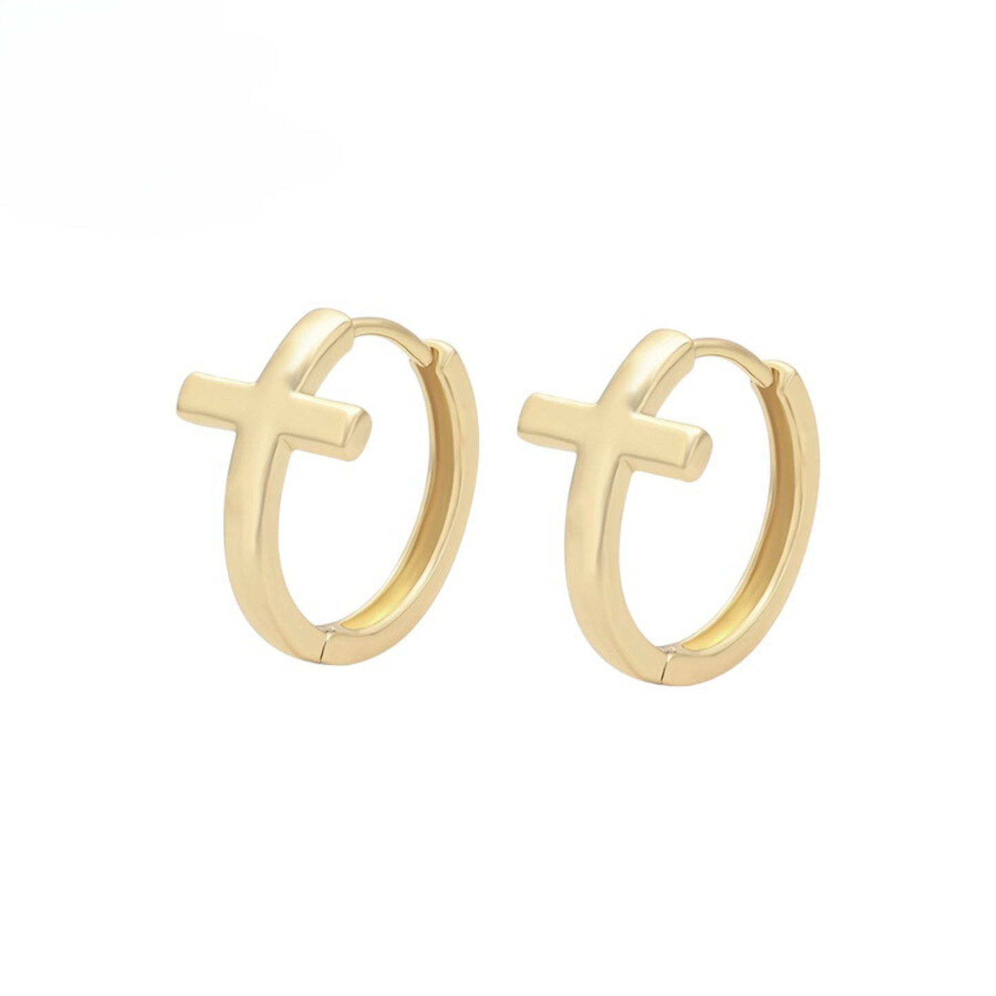 Divine Grace Hoops-Gold