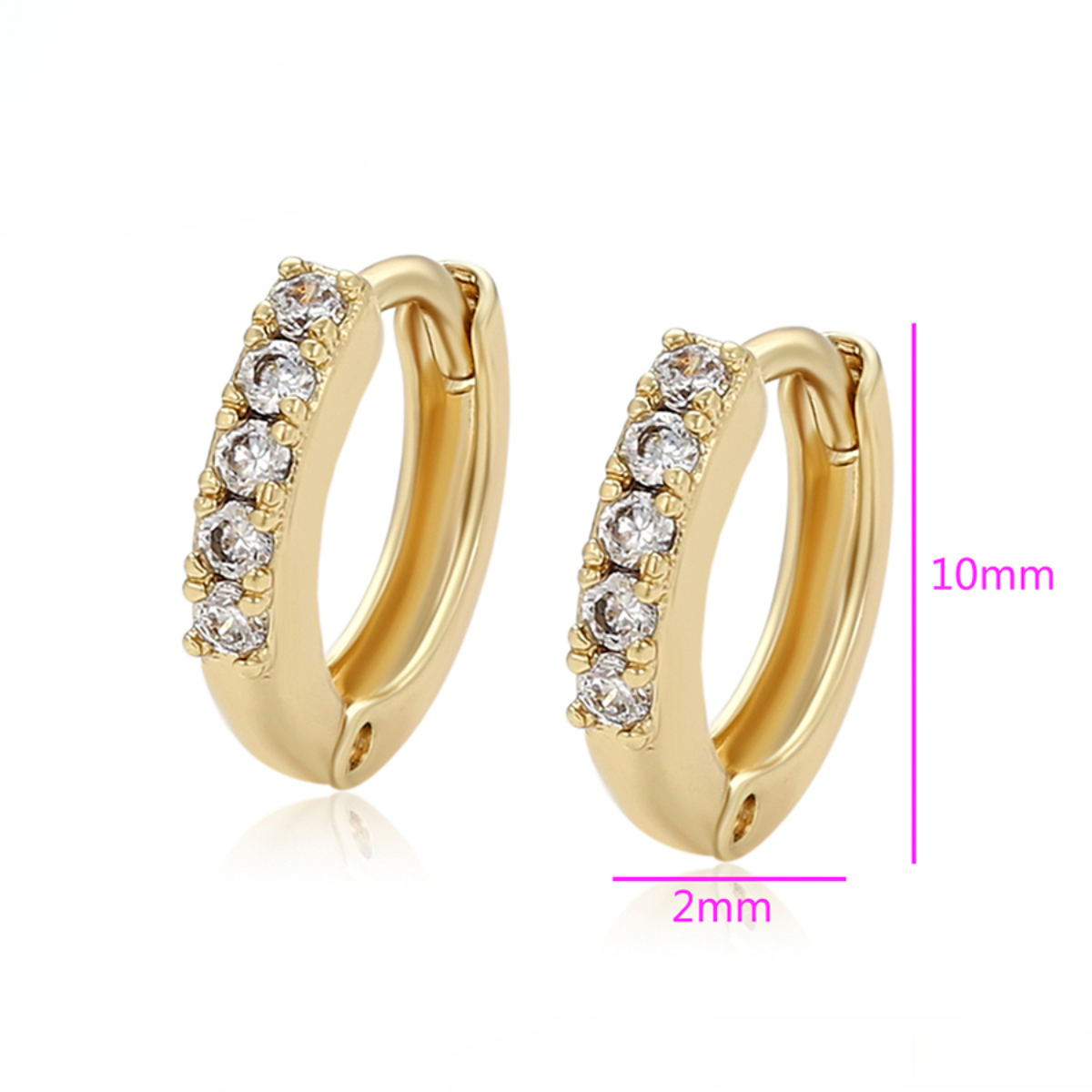 Sparkle Small Hoops