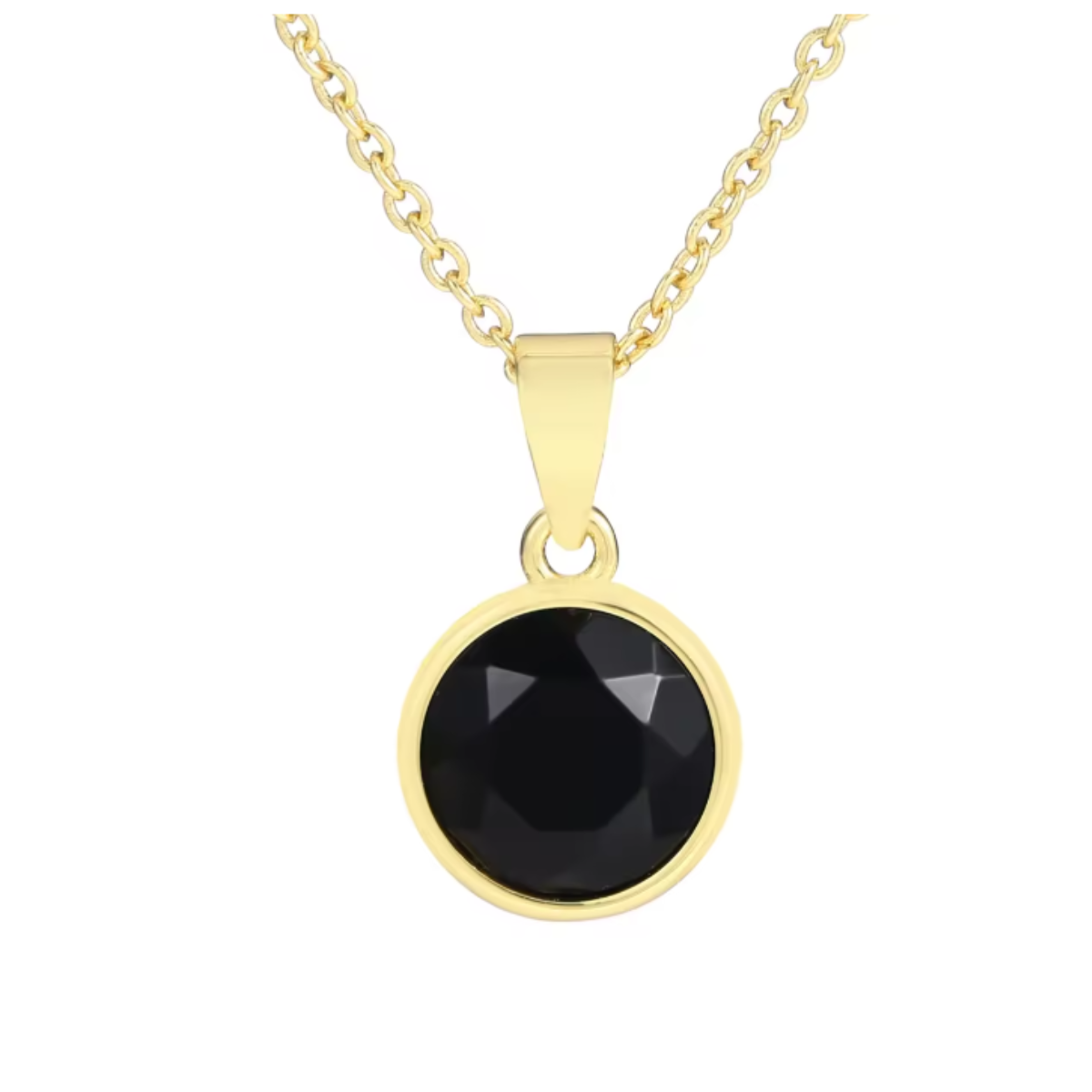 Black Sunset Gem Pendant