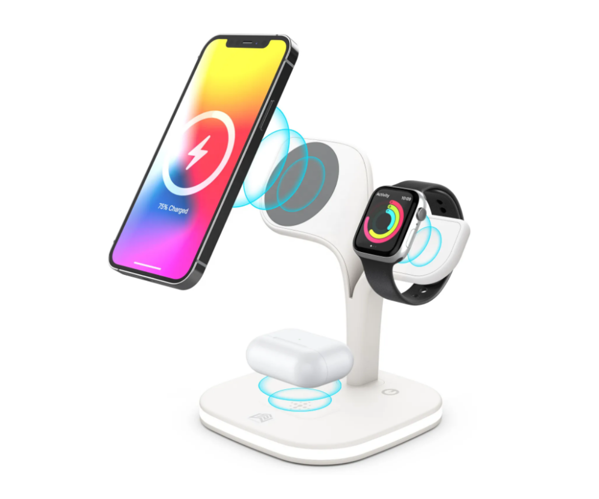 Fast 5 in 1 Magnetic Wireless Charger Station