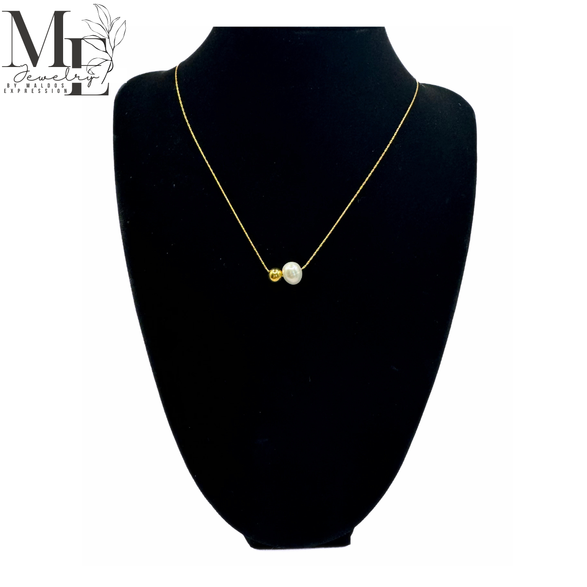 Ivory Gleam Gold/Silver Necklace