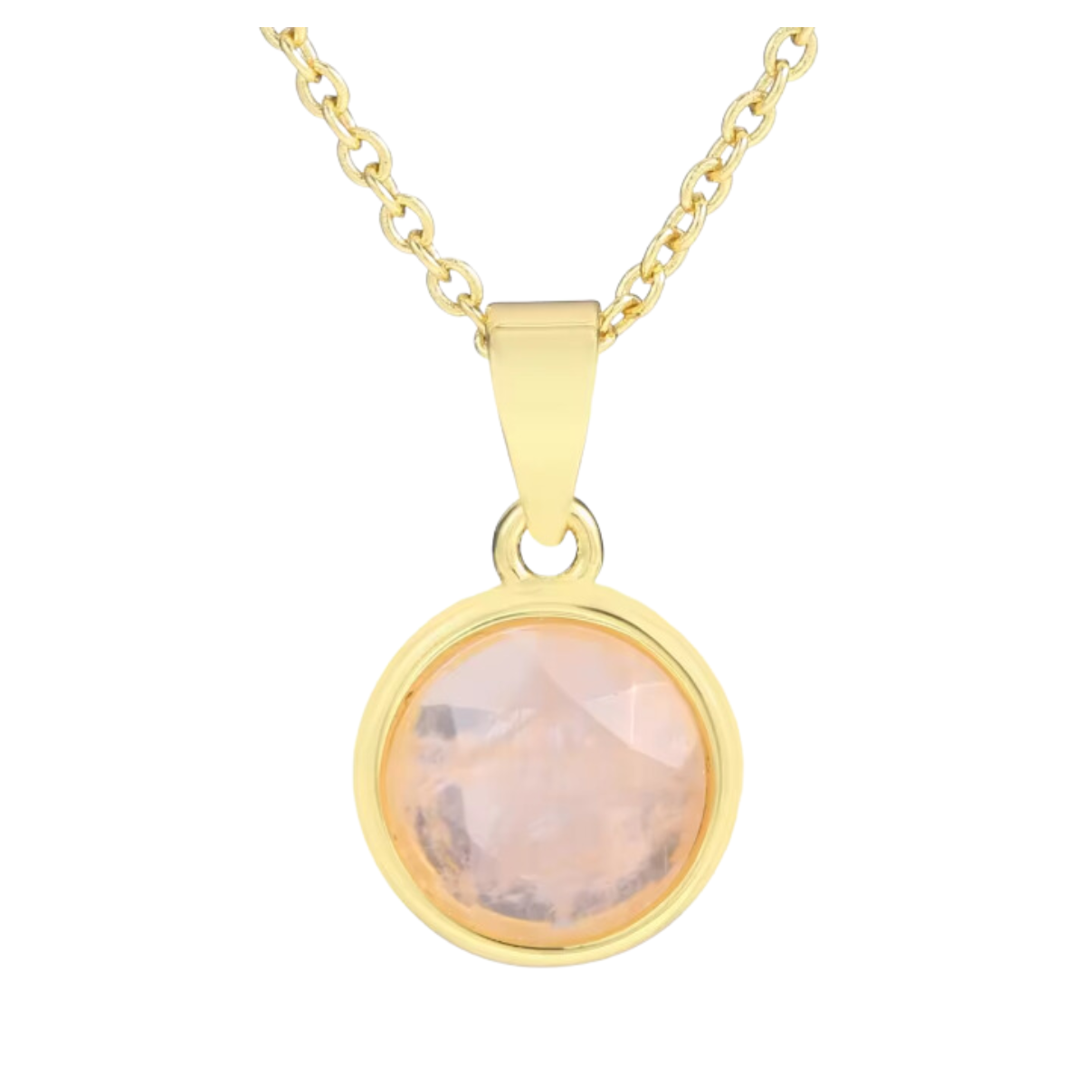 Pink Sunset Gem Pendant