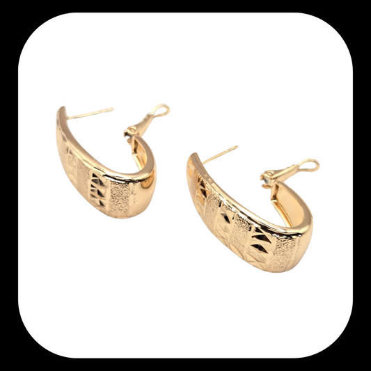 Golden Luxe Hoops