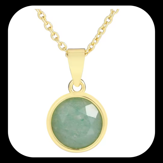 Green Sunset Gem Pendant