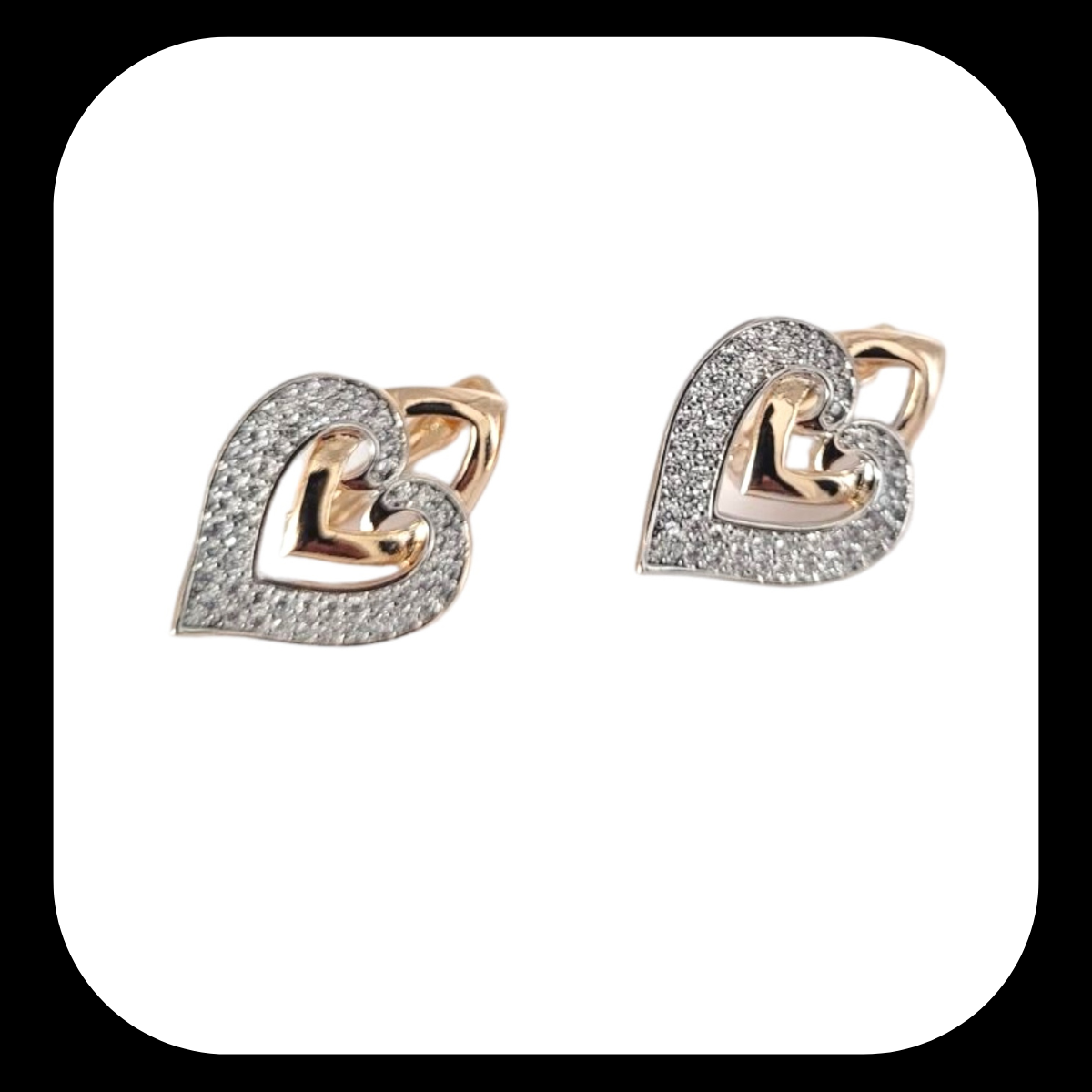Heart Drop Earrings
