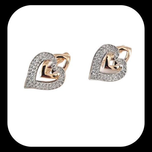 Heart Drop Earrings