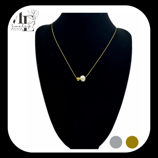 Ivory Gleam Gold/Silver Necklace