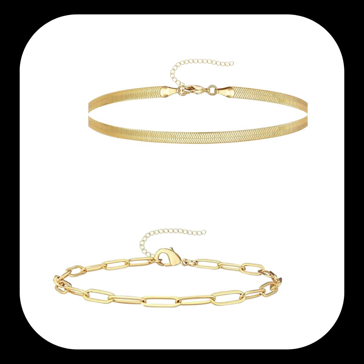 Chic Link Bracelets Set of 2