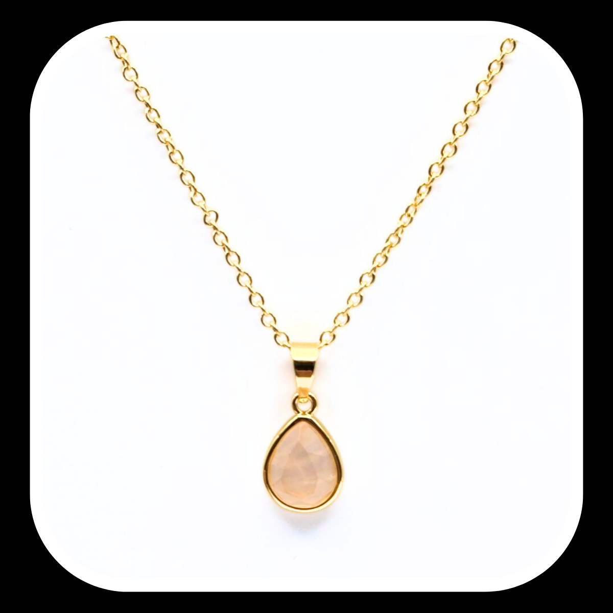 Pink Sunset Gem Pendant