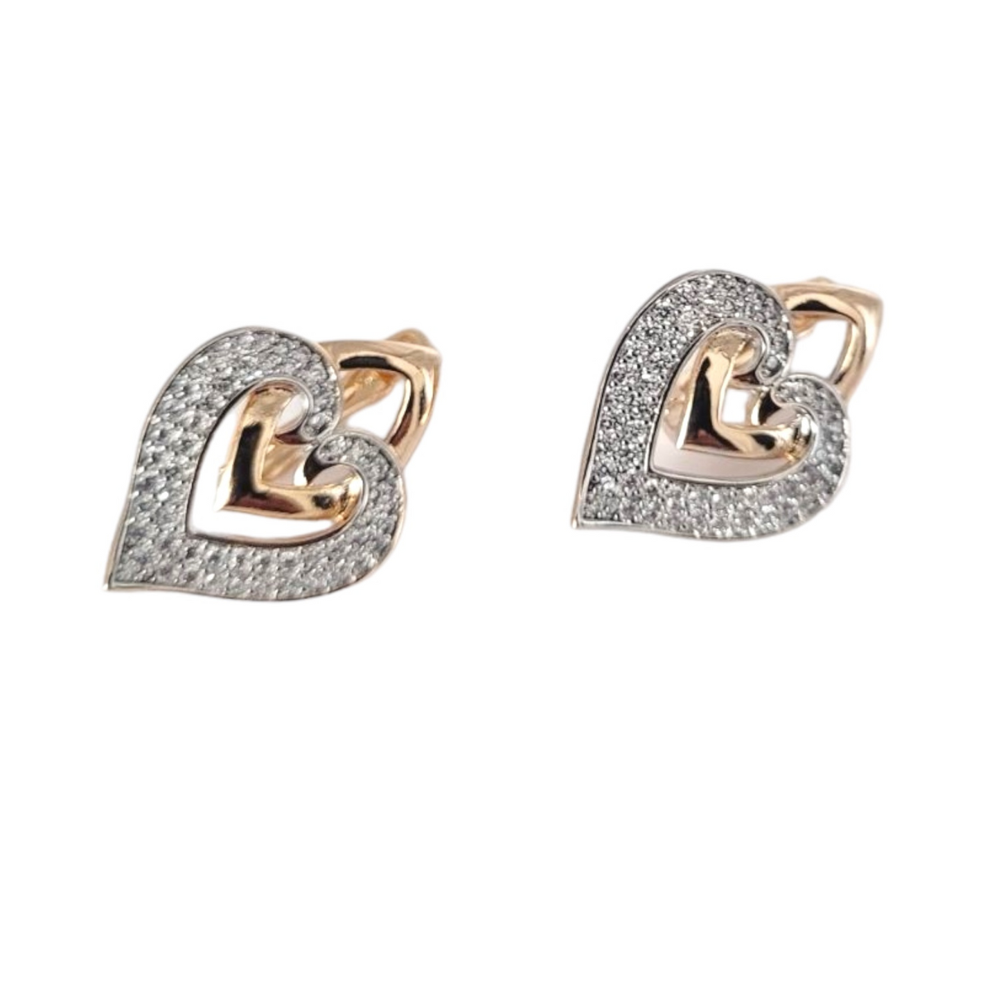Heart Drop Earrings